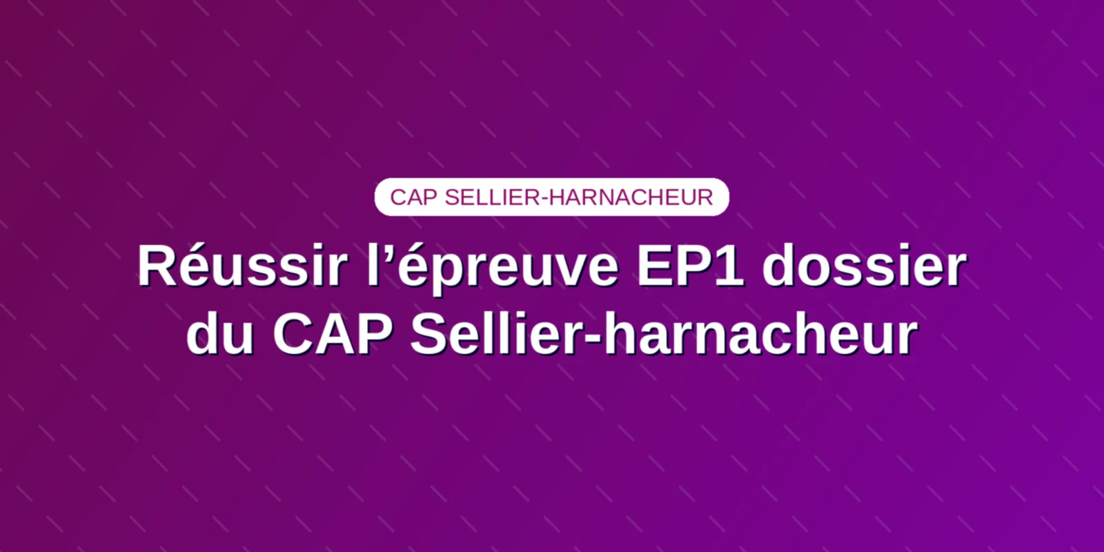 Couverture : Analyse de dossier technique, cotes morphologiques et patronnage à l'épreuve EP1 du CAP Sellier-harnacheur